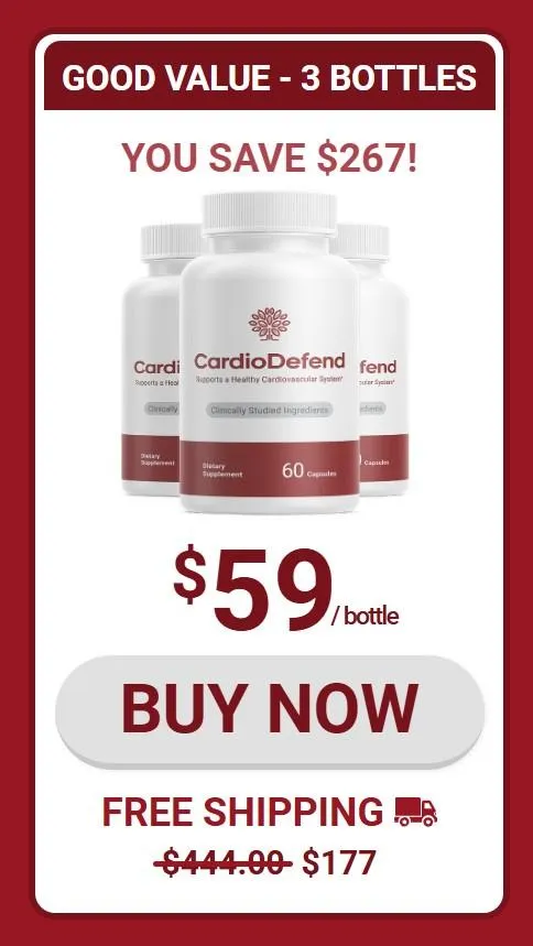 Buy Cardio Defend 3 Bottles